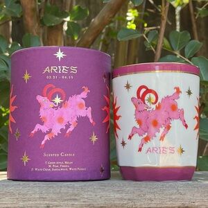 Lou Benesch x Anthropologie Aries Stargazer Zodiac Boxed Candle
